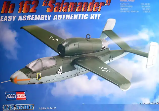 Hobby Boss - He-162 Salamander - 1-72