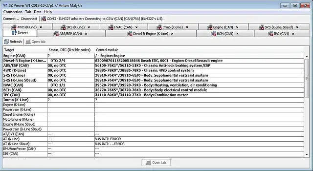 SZ Viewer_W1 Modulos_Grand_Vitara_1.9DDiS