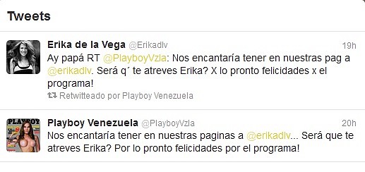 Playboy Venezuela Erika de la Vega