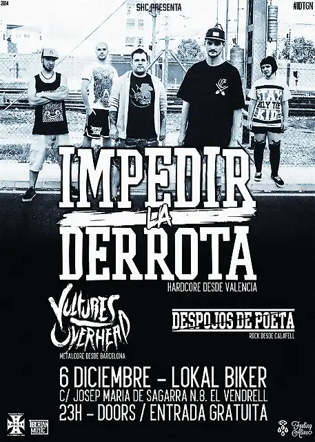 impedir la derrota + vultures overhead + despojos de poeta