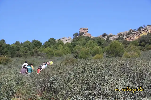 18, en marcha hacia el castillo, marca