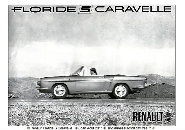 Publicit? Renault Floride s et renault Caravelle