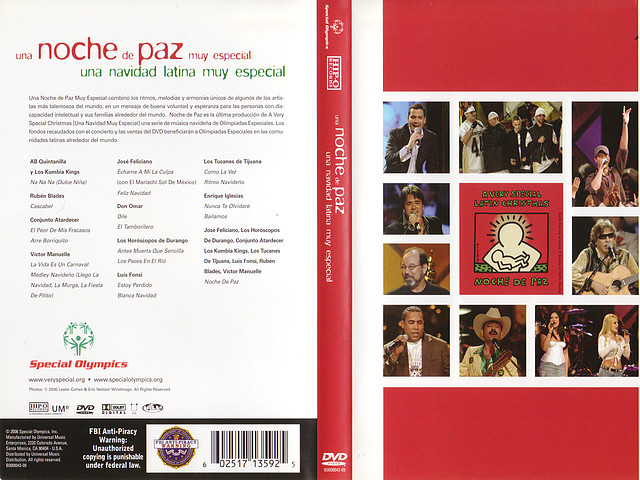 A very Special Latin Chiristmas - Noche De Paz - Caratula DVD