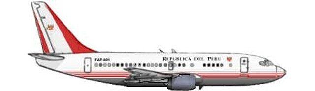 avin presidencial 737-500 peruano