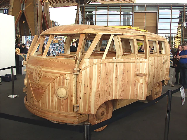 VW Bulli T1 Holz