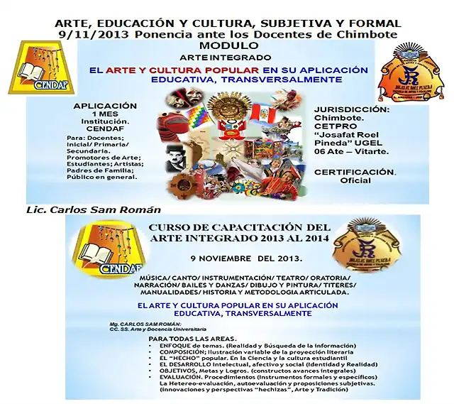 Educaci?n Cultura y Arte subjetivo