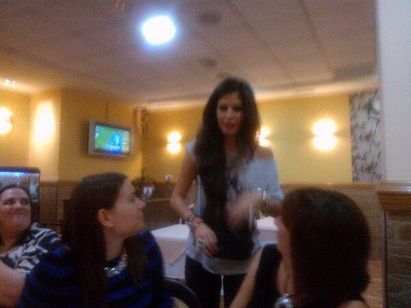 María en la cena antes del bolo 6 María en la cena antes del bolo 6