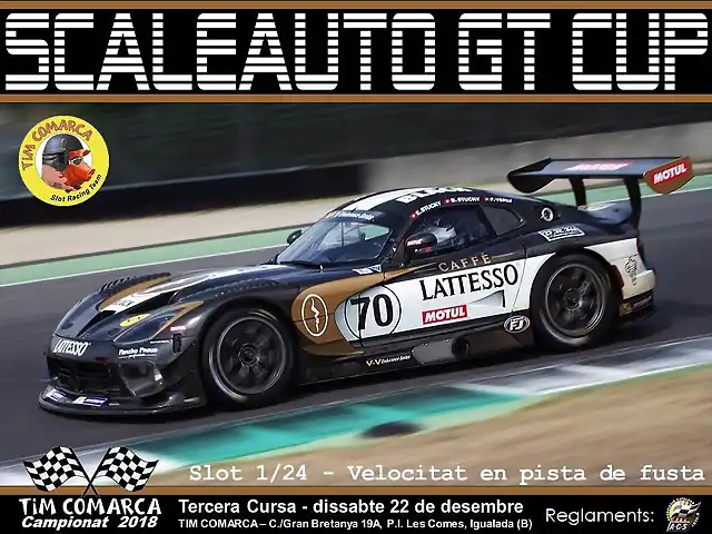 Cartell Scaleauto GT - Cursa 3