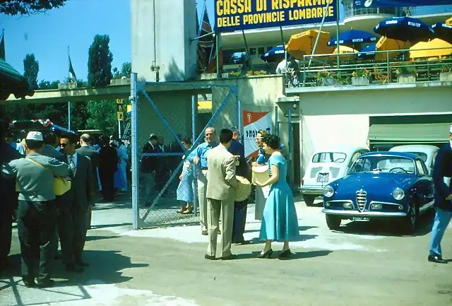 Monza Paddock Italia 1957