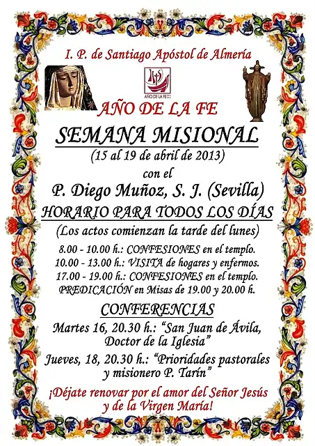 Cartel semana misional