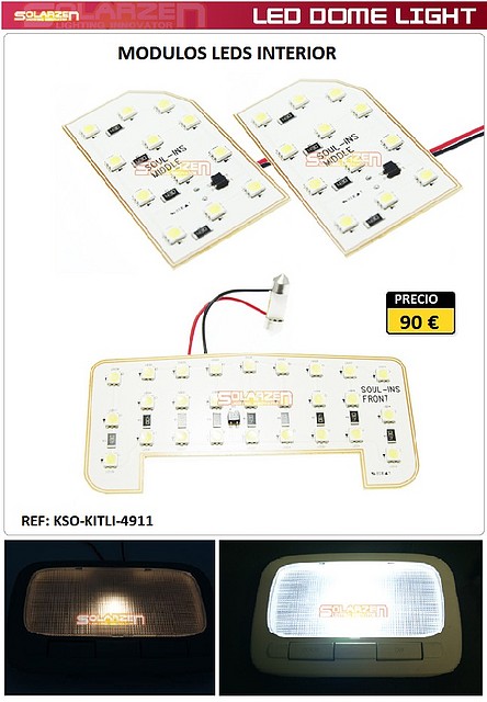 kit leds interior solarzen.KSO-KITLI-4911.Upgradecar