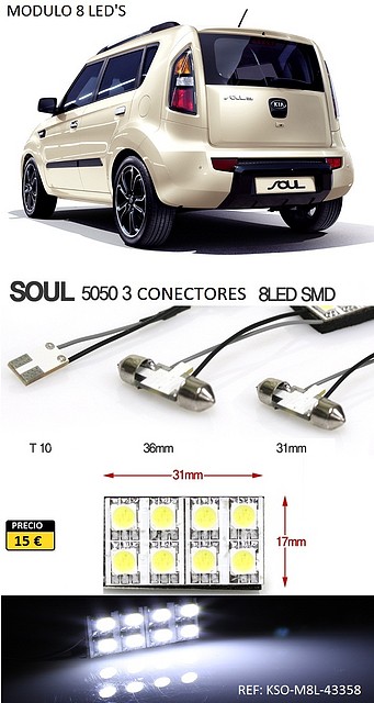 modulo 8 leds.KSO-M8L-43358.Doctc