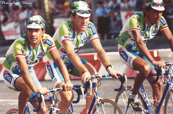 Tour-de-France-1996-Jose-Jaime-Gonzalez-Pico-Francisco-Cabello-Luque-Julio-Cesar-Aguirre