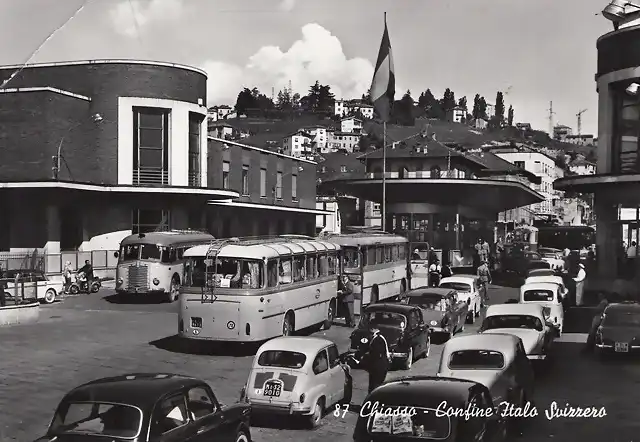 Chiasso frontera Italo -Suiza Suiza multipla