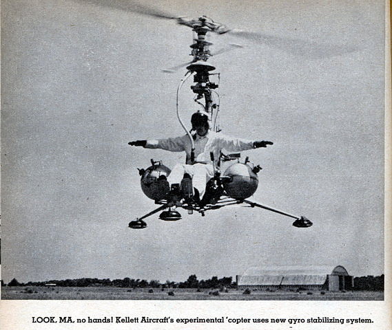Sin manos. Kellet Aircraft experimental.Año 1956 Sin manos. Kellet Aircraft experimental.Año 1956