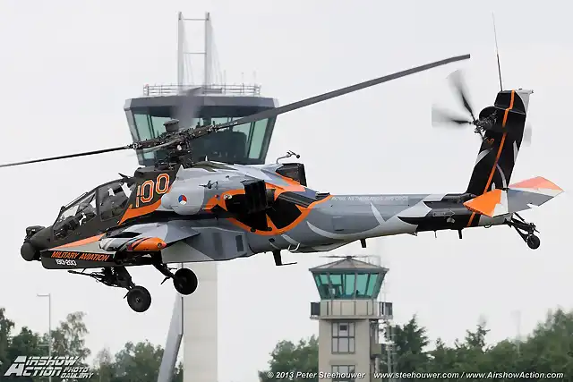 Helicptero AH-64D Apache de las fuerzas ares de Holanda