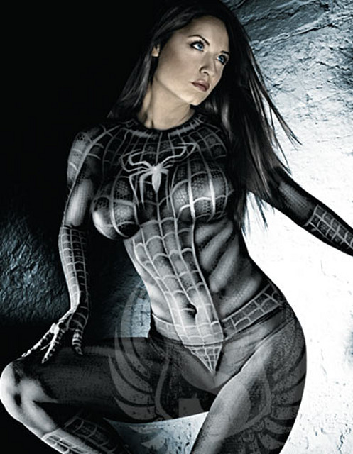 spidergirl-bodypaint