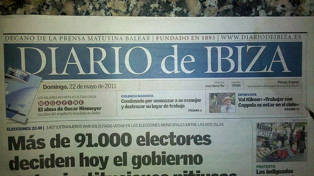 Reportaje Diario de Ibiza Mayo 2011