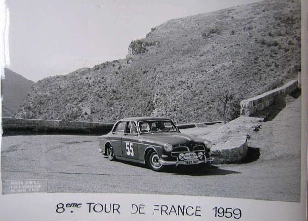 Volvo 122S - TdF'59 - Gunnar Bengston - Carl Lohmander b