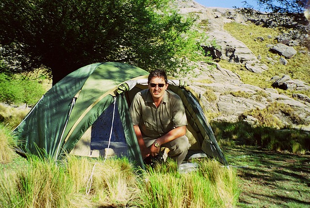 campamento en las sierras