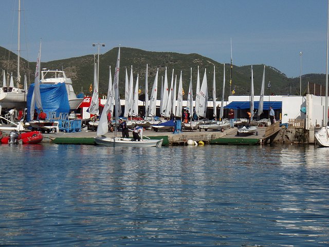 El Club Nautico, un dia de regatas