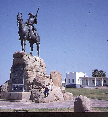 monumento a los soldados alemanes muertos en Africa.