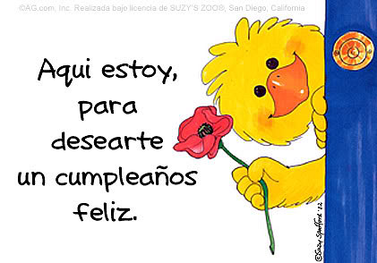 aqui estoy para desearte feliz cumplea?os