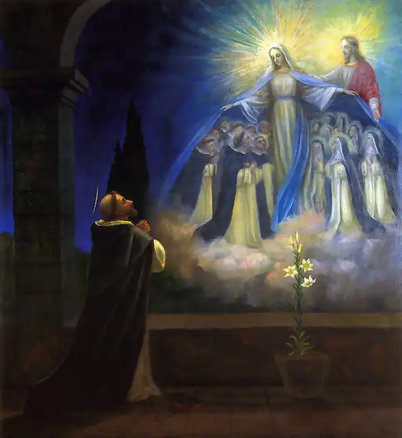 454_Vision_de_Santo_Domingo_(Fr.Enrique_Mideros_OP_1935_Convento_Santo_Domingo_Quito)