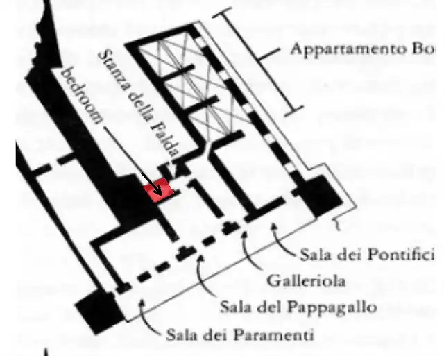 Dettaglio Cubiculum prima loggia