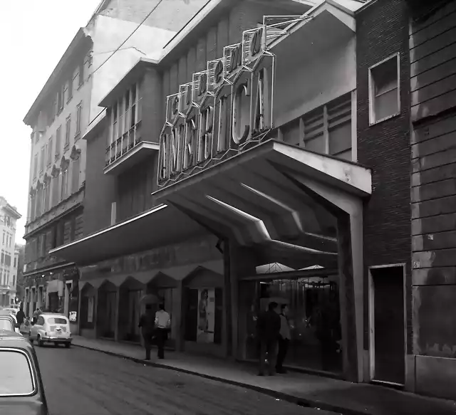 Rom - Via Nalate Del Grande, Cinema America. 1962