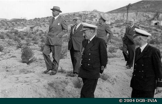 MU-0453 Visita del Director General del Patrimonio a los Montes de Cartagena. Penal de Marina. Santa Luc?a 1947