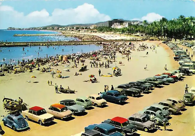 CITROEN-plage-carte-postale