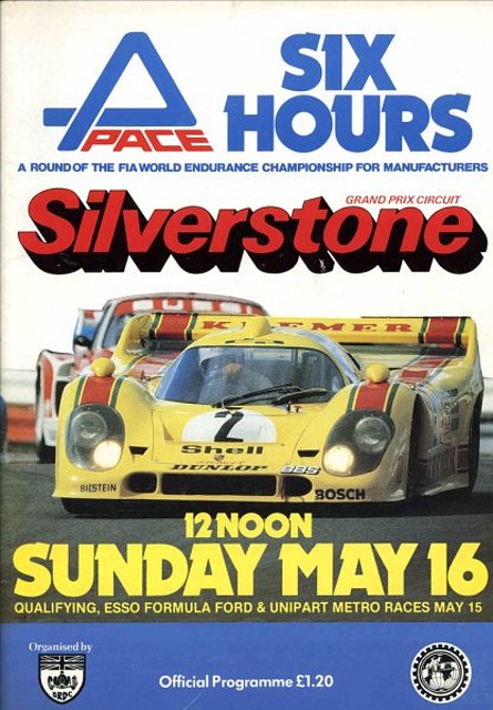 Cartell Silverstone 6h \'82