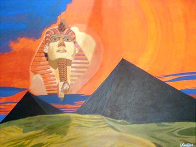 Vista de las Piramides de Egipto Vista de las Piramides de Egipto