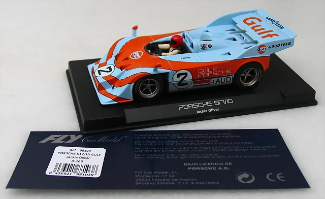 N?535 PORSCHE 917-10 Gulf Jakie Oliver Ref.A169-88103 N?535 PORSCHE 917-10 Gulf Jakie Oliver Ref.A169-88103