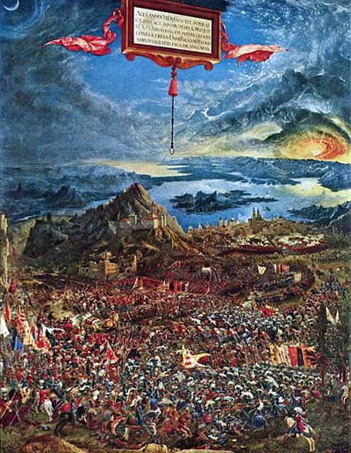 La Batalla de Issos - Albrecht Altdorfer