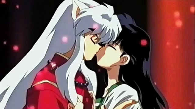 Inuyasha y Kagome en kiss