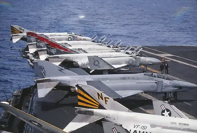 F-4's ON USS MIDWAY