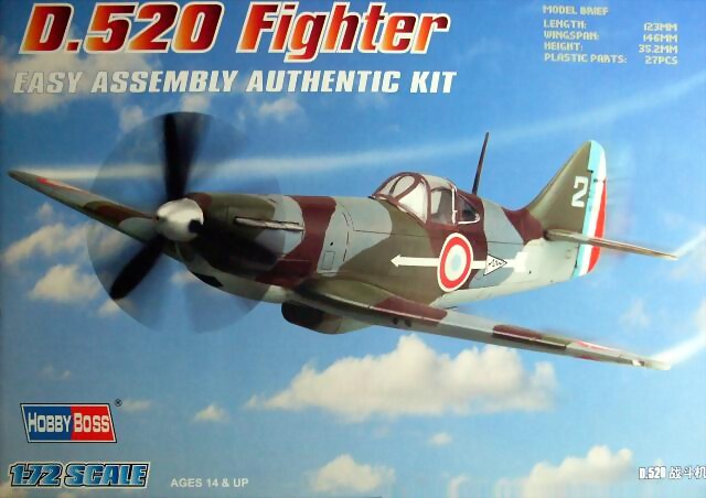 Hobby Boss - Dewoitine D.520 - 1-72