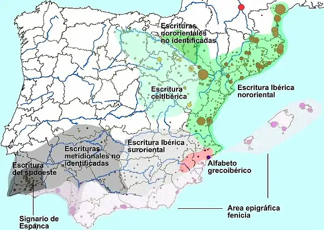 Mapa_escrituras_paleohispnicas