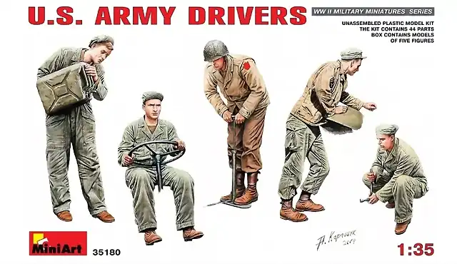 Miniart - U.S. Army Drivers - 1-35