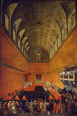 Investitura di Taddeo Barberini a Prefetto di Roma (1631) Agostino Tassi