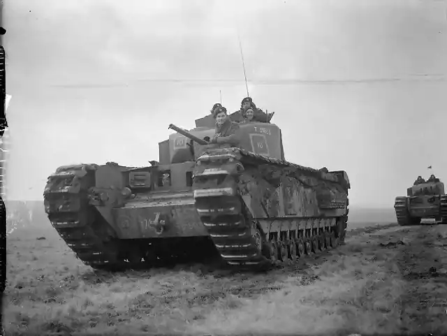 Churchill_tank_Salisbury_Plain_Jan_1942_IWM_H_16965