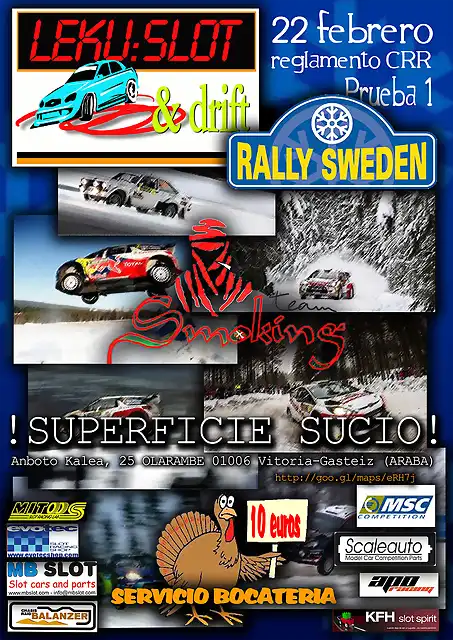 cartel rally suecia leku slot 2014 copia