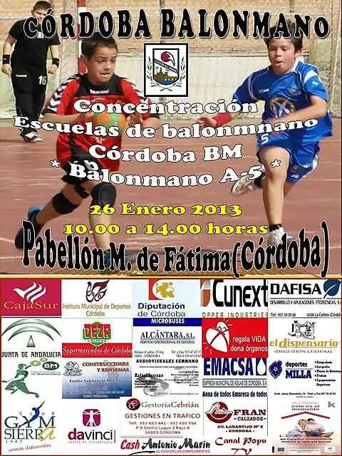 CONCENTRACION ESCUELAS BALONMANO