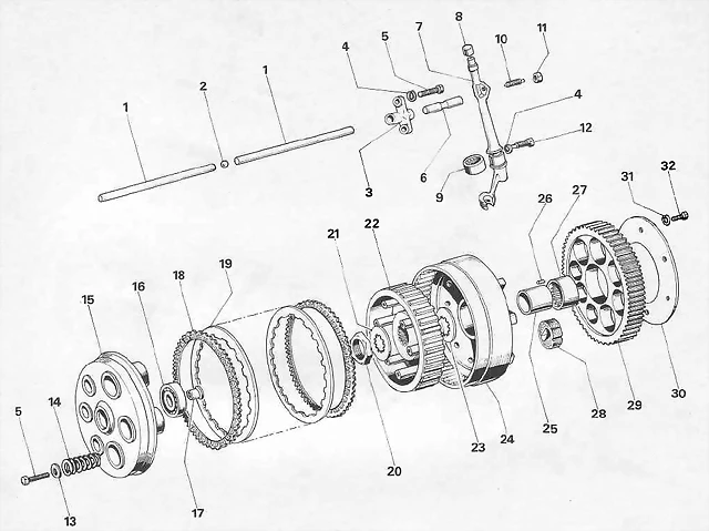 Laverda embrague Laverda embrague