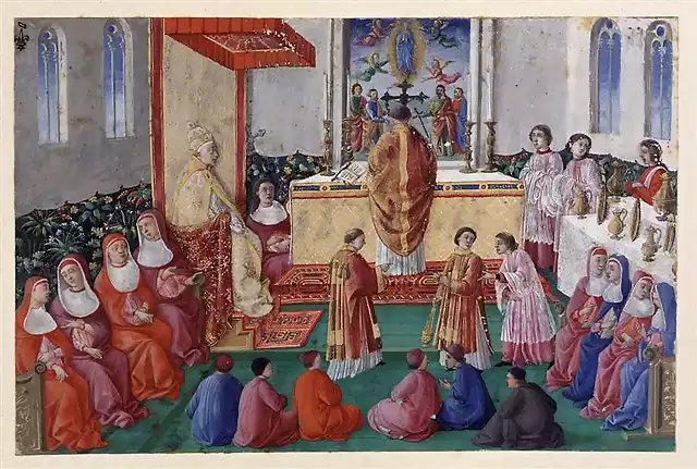 miniature of sistne chapel sixtus iv