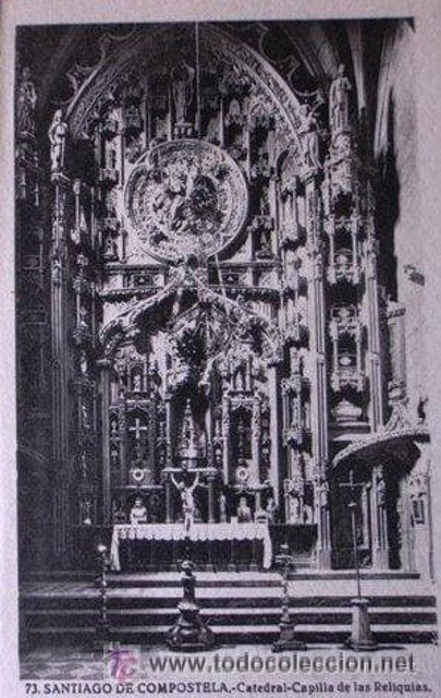 Altar Reliquias Catedral Compostela