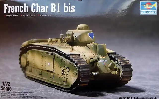 Trumpeter - Char B1 Bis - 1-72