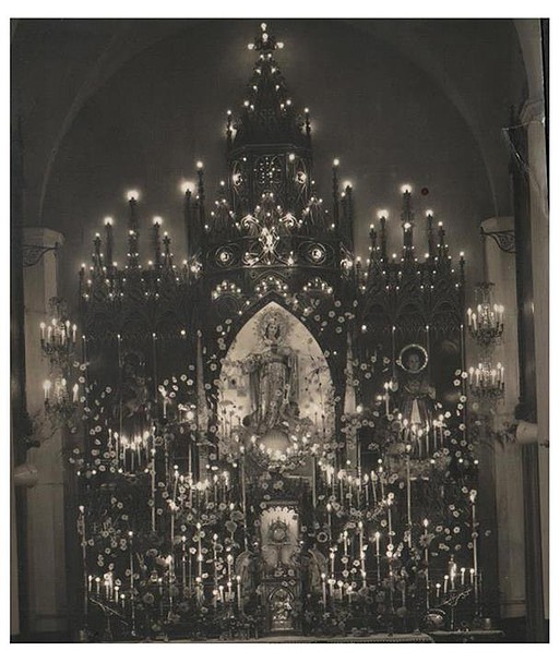 Altar Mayor de la desaparecida Capilla del Auditorio, calle Isaac Peral.